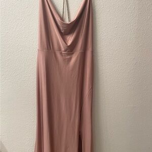 Elegant Mauve Mermaid Dress